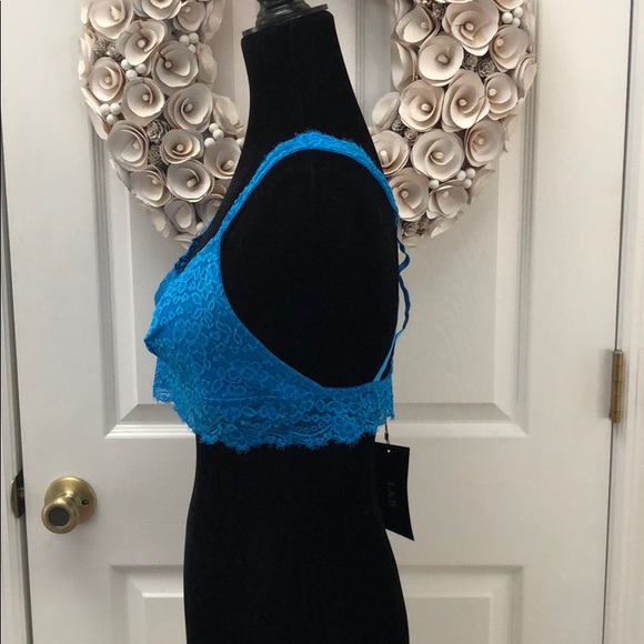 L&B Flower lace detail bralette strappy back - Picture 3 of 7